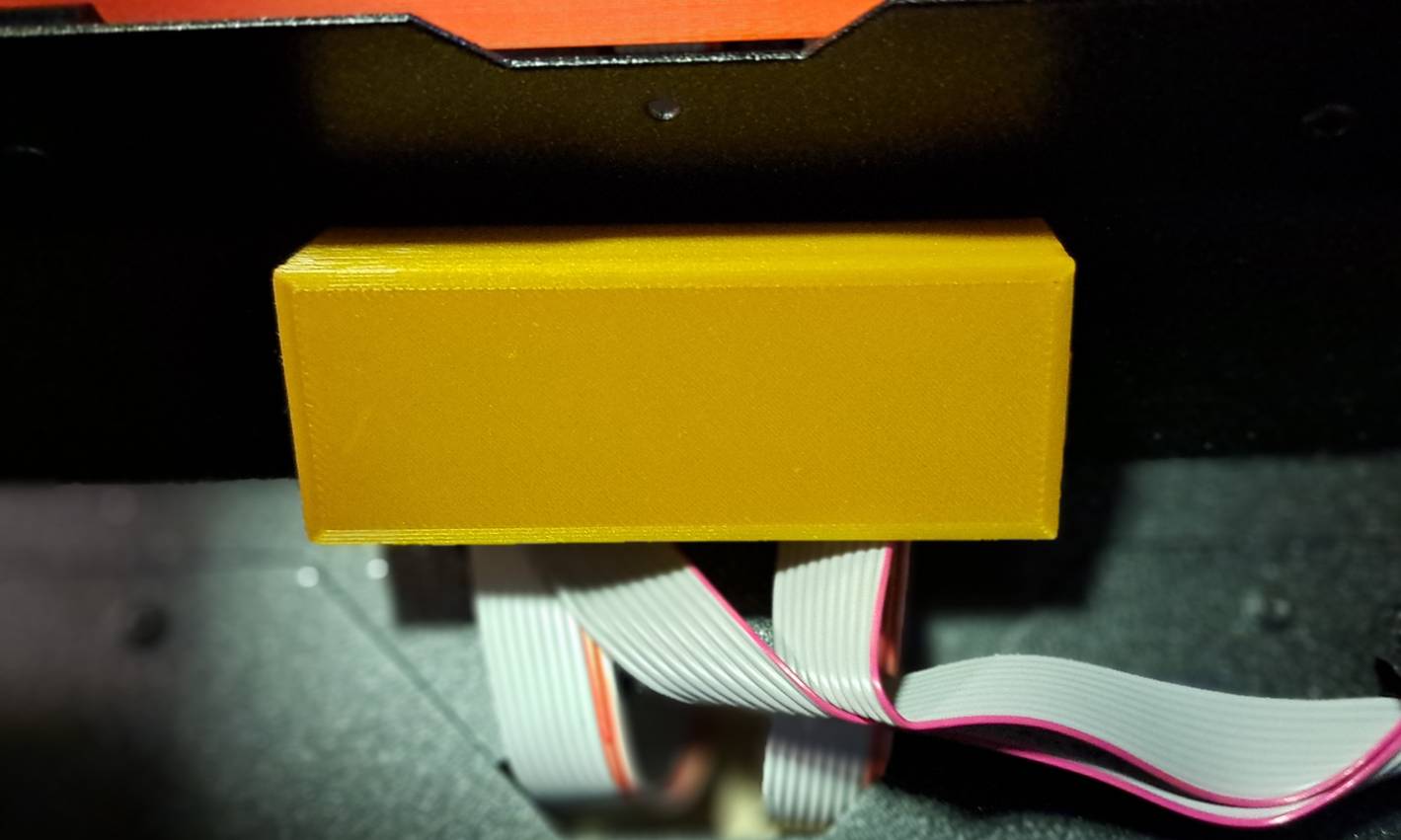 LCDCableQuickRelease for Original Prusa Enclosure by bassklampfe