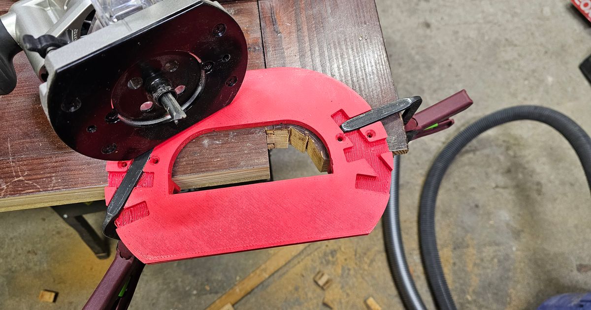 16 mm guide bushing template for door undercut (ventilation) by