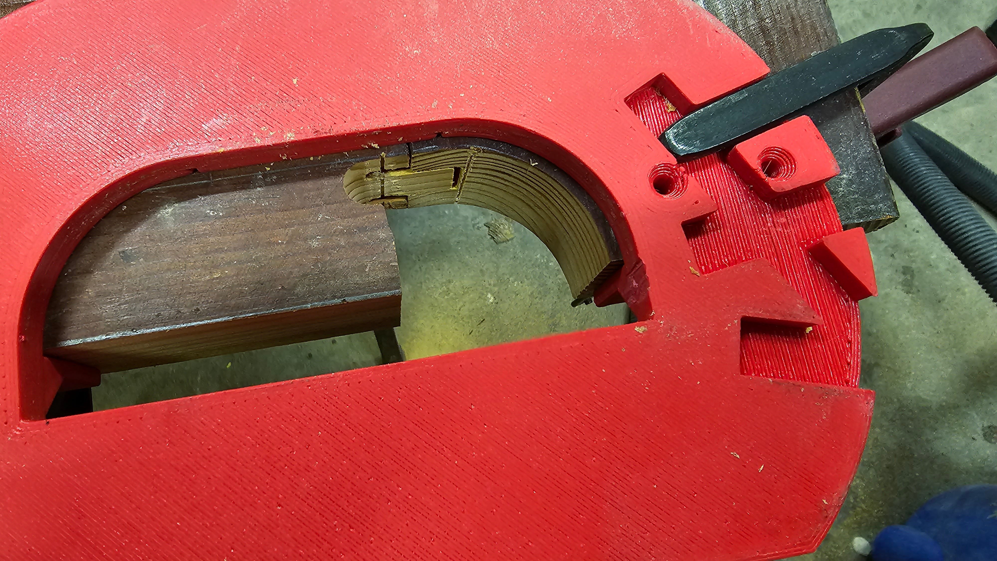 16 mm guide bushing template for door undercut (ventilation) by