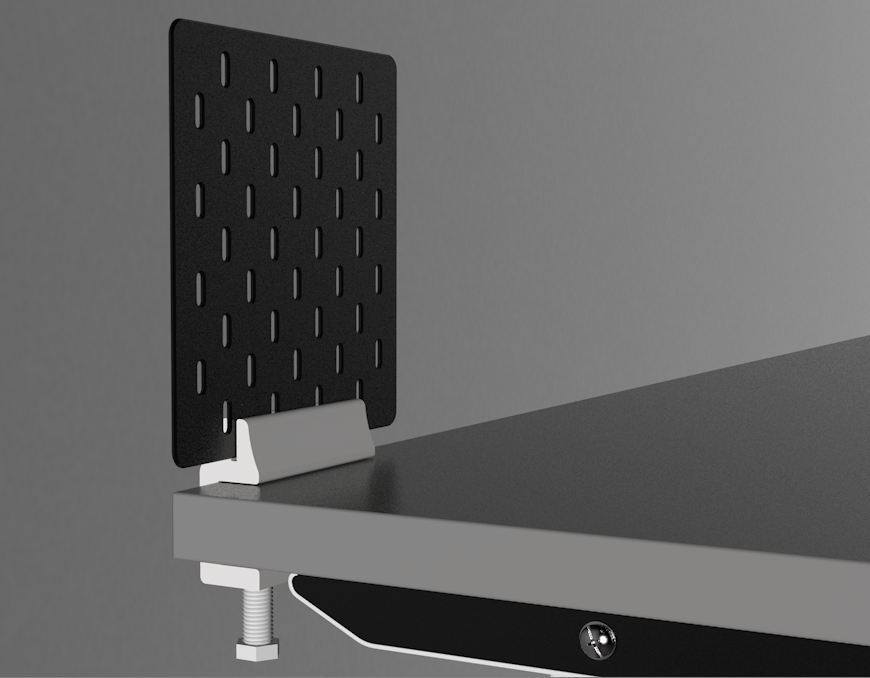 ikea skadis pegboard desk clamp by Silver beast Download free STL