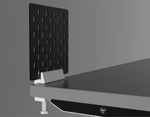 ikea skadis pegboard desk clamp