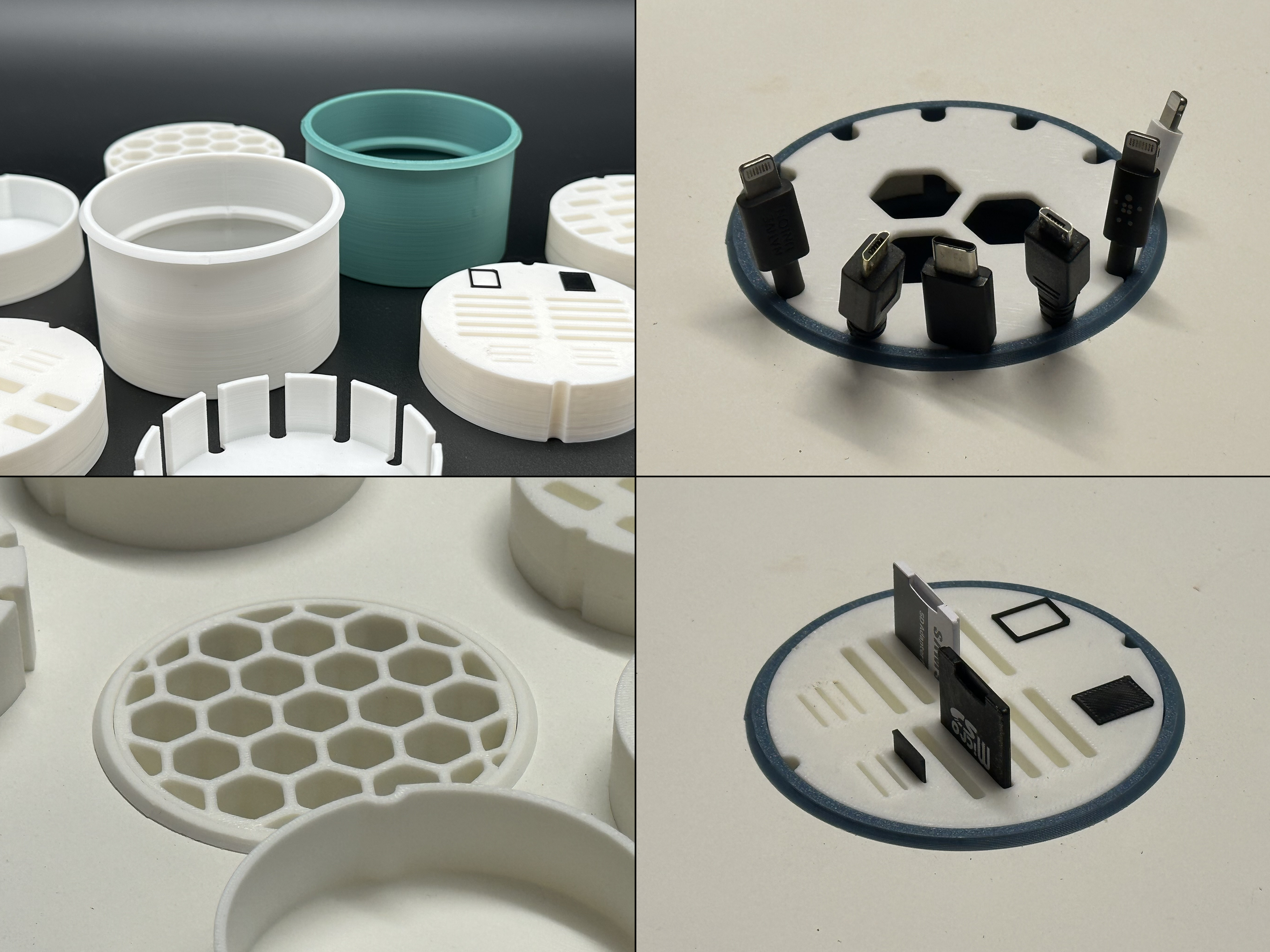 80mm desk grommet with several inserts
