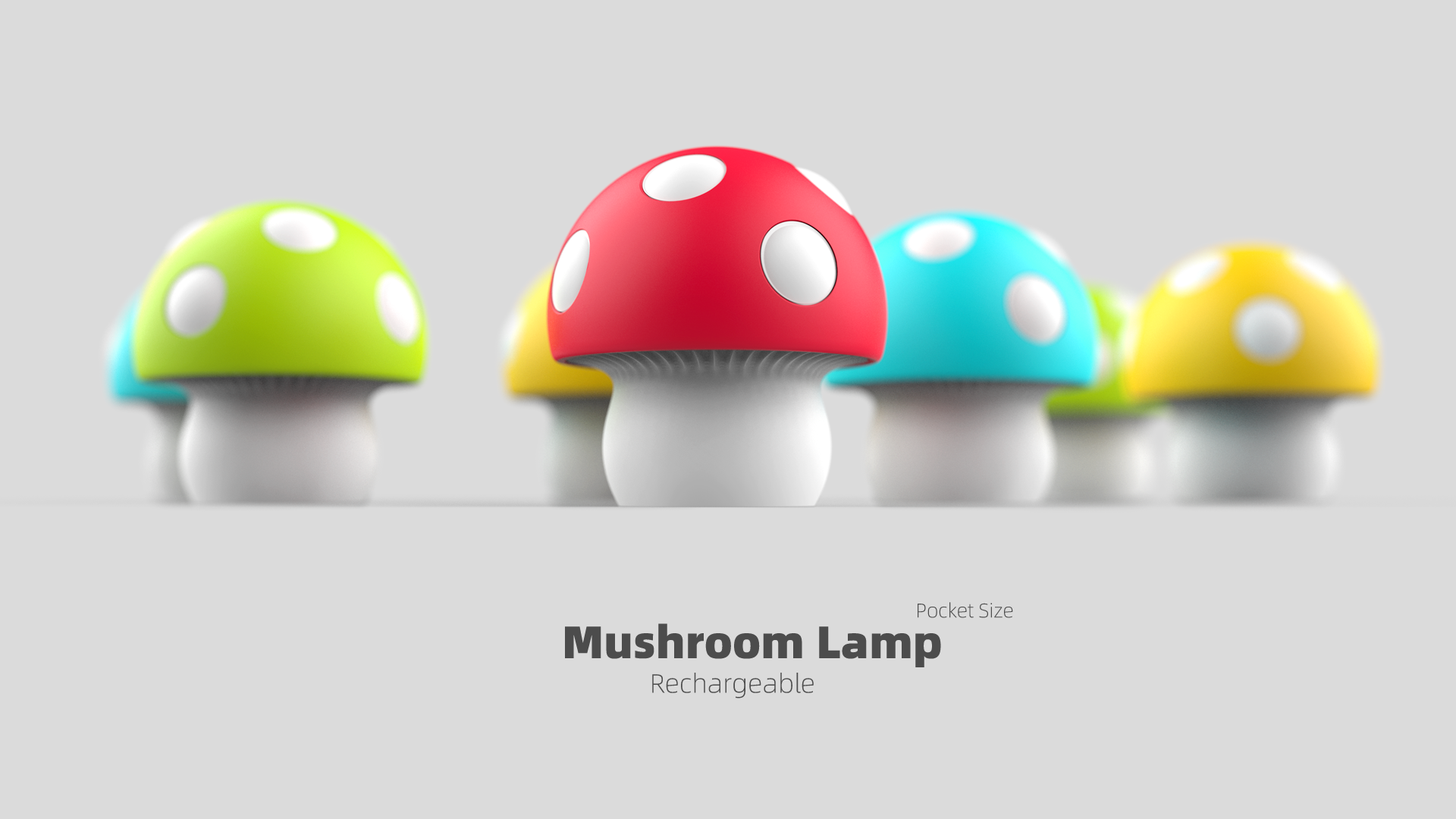 Mushroom Lamp - Pocket Size
