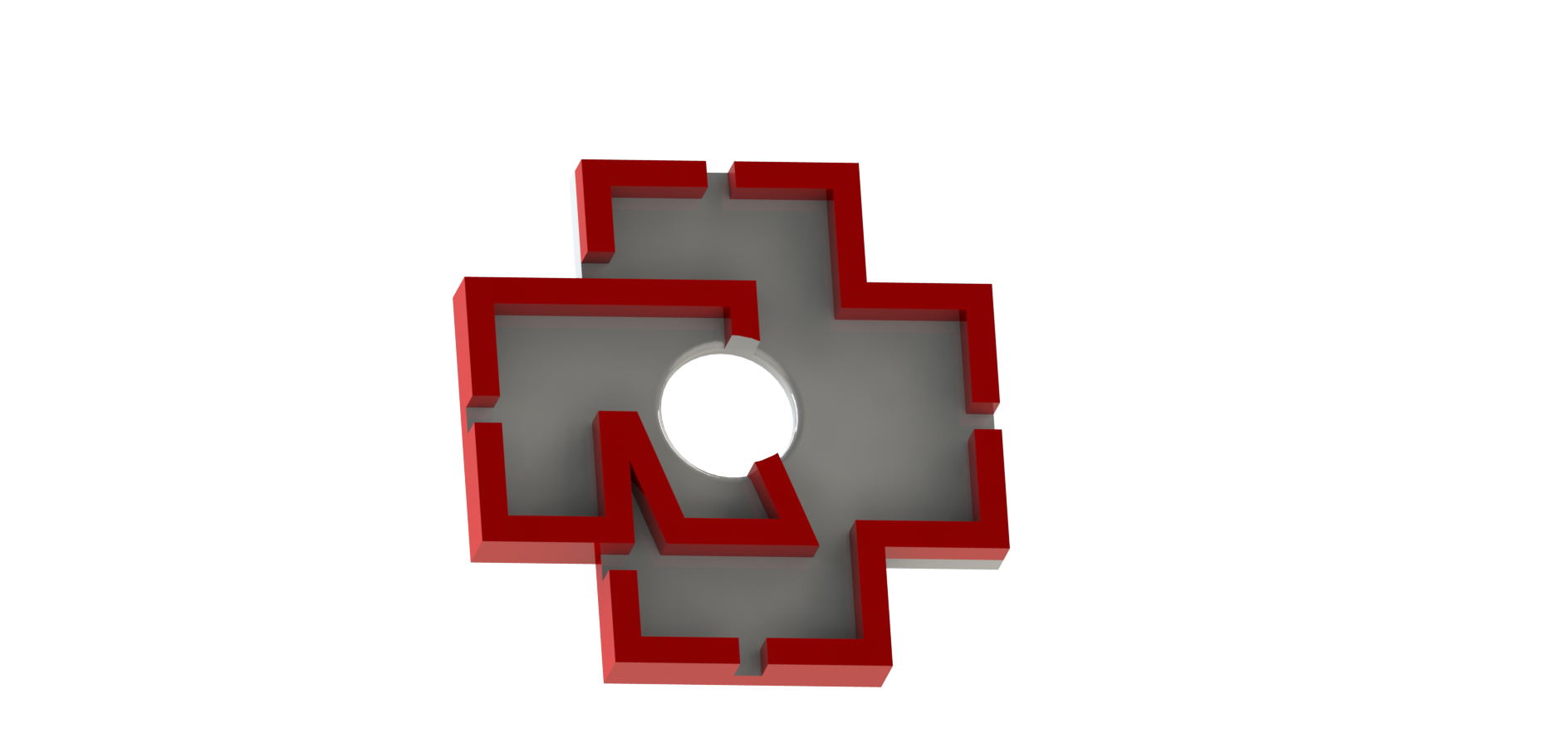 Rammstein 45 record adapter