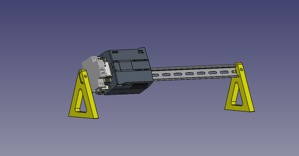 DIN rail holder