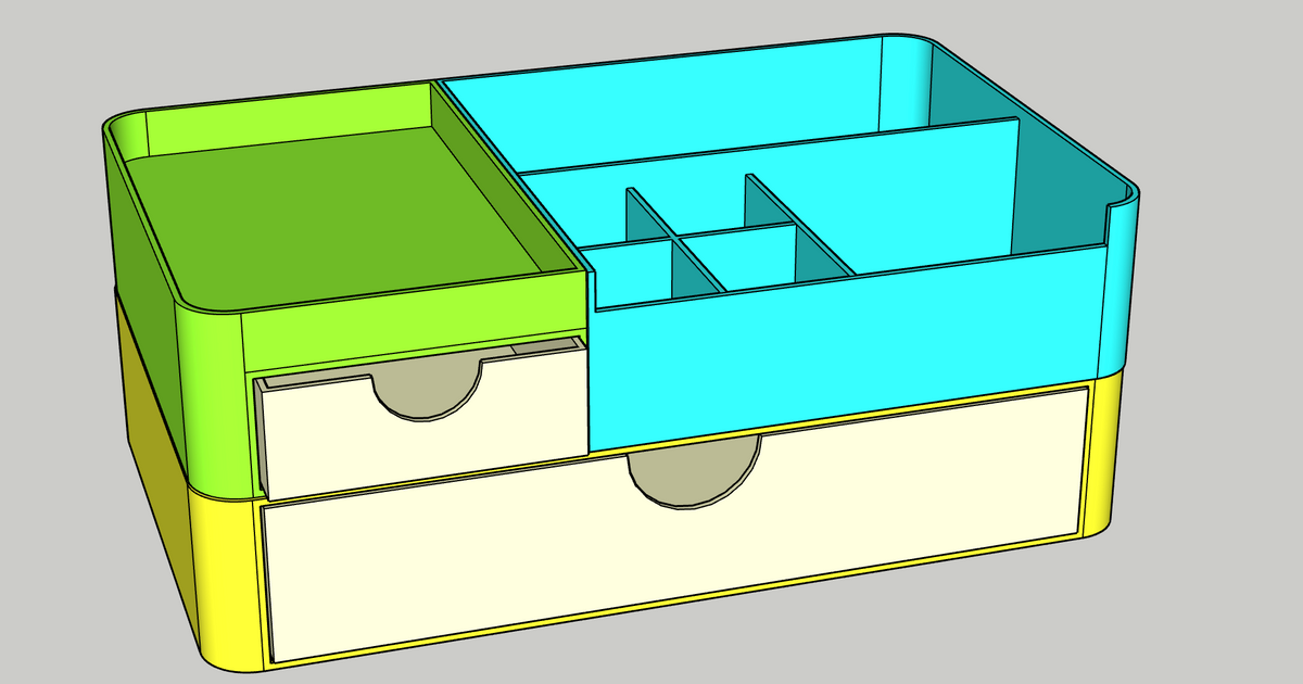 ORGANIZER PORTA TRUCCHI by Giovanni1954, Download free STL model