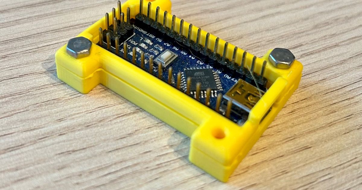 Arduino Nano Montagerahmen Nano Mount By Volkerp Download Free Stl