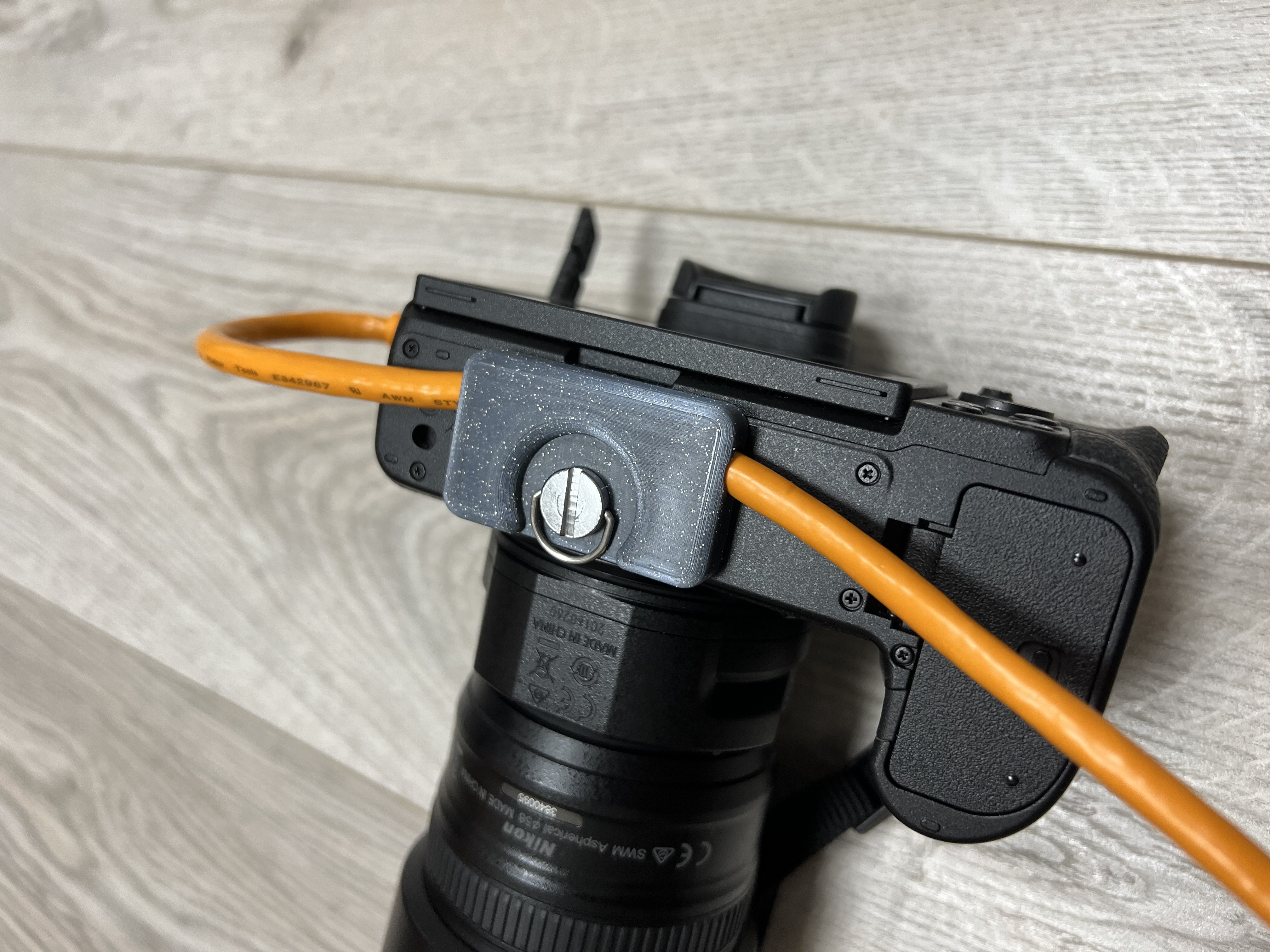 Tether Block (retention block) for Nikon Z6 Mark II