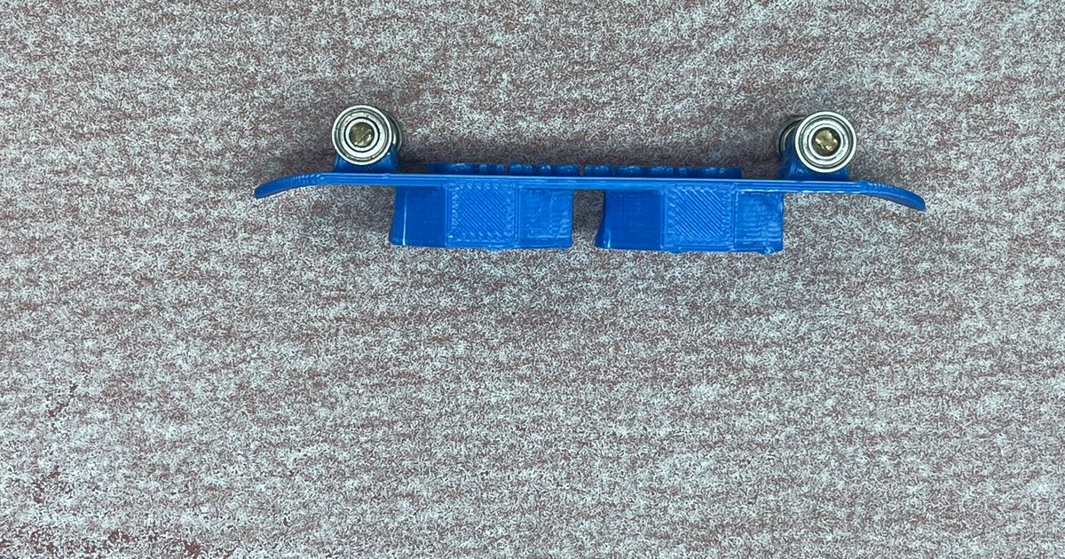 Finger Fidget Skateboard by PhDGoSlowAncient Download free STL model