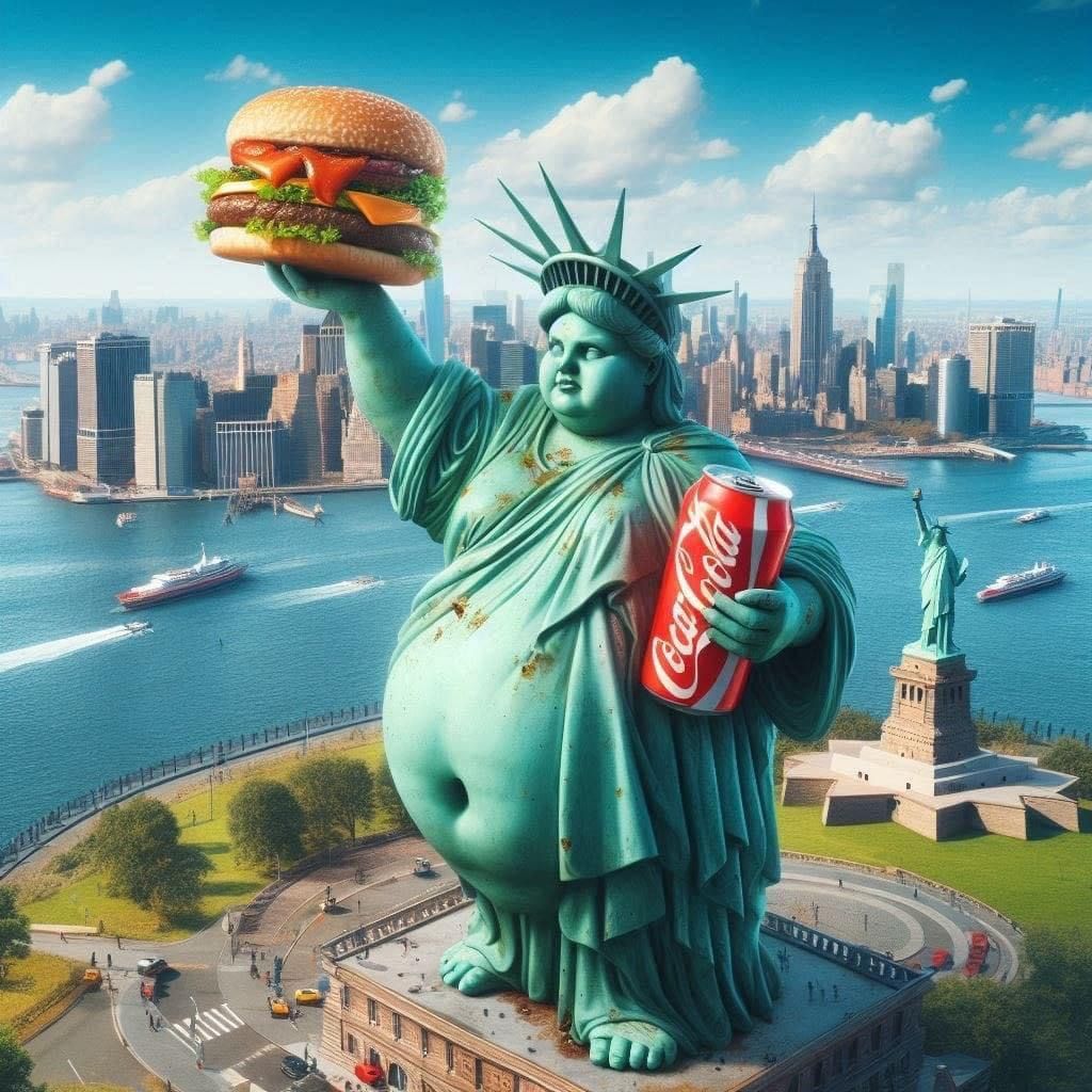 Statue of Liberty "Burger Queen"