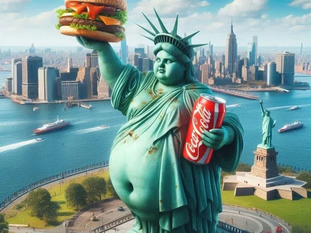 Statue of Liberty "Burger Queen"