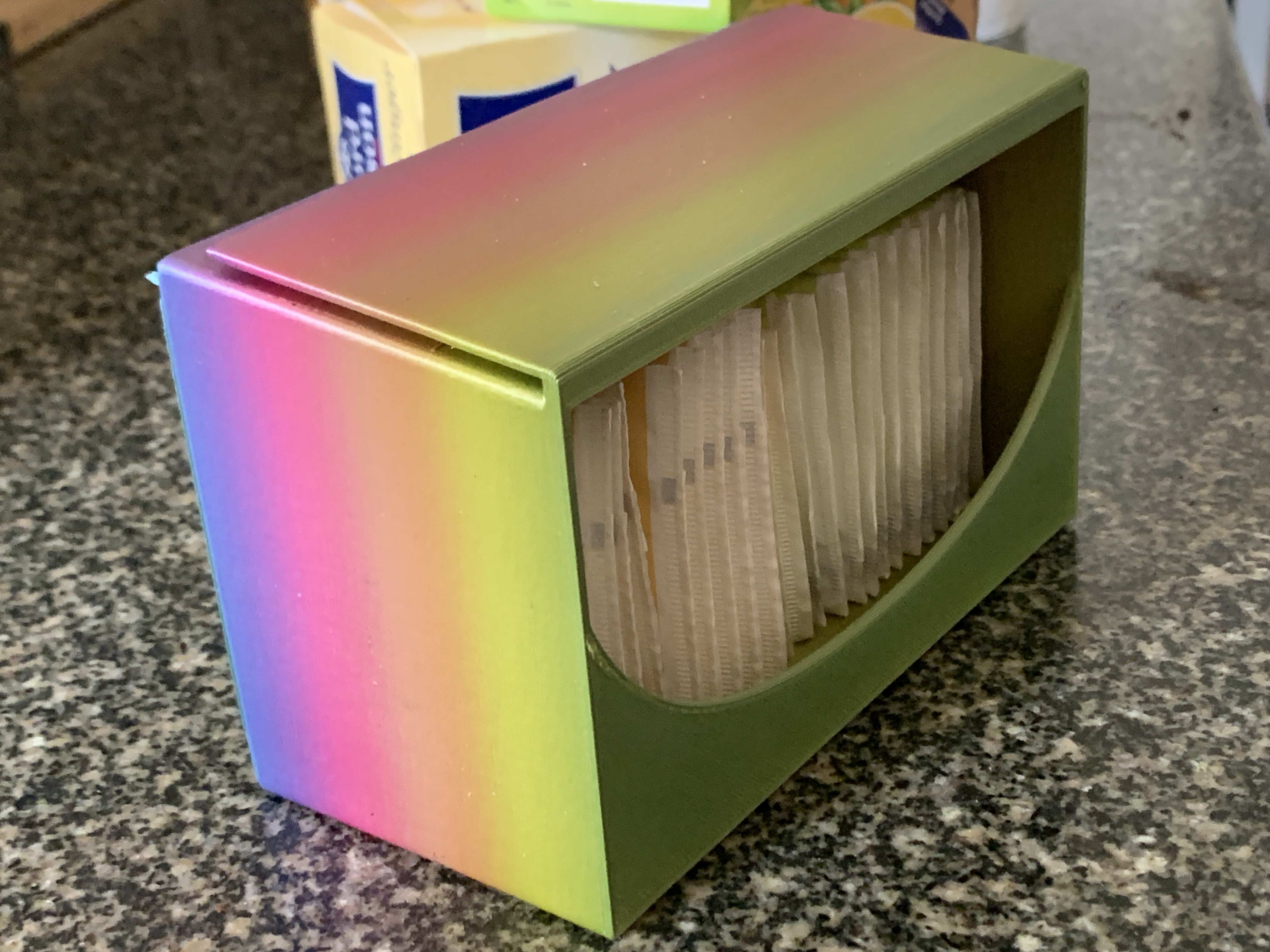Miniatura 7 do modelo 3D Thin Shelf Tea Caddy