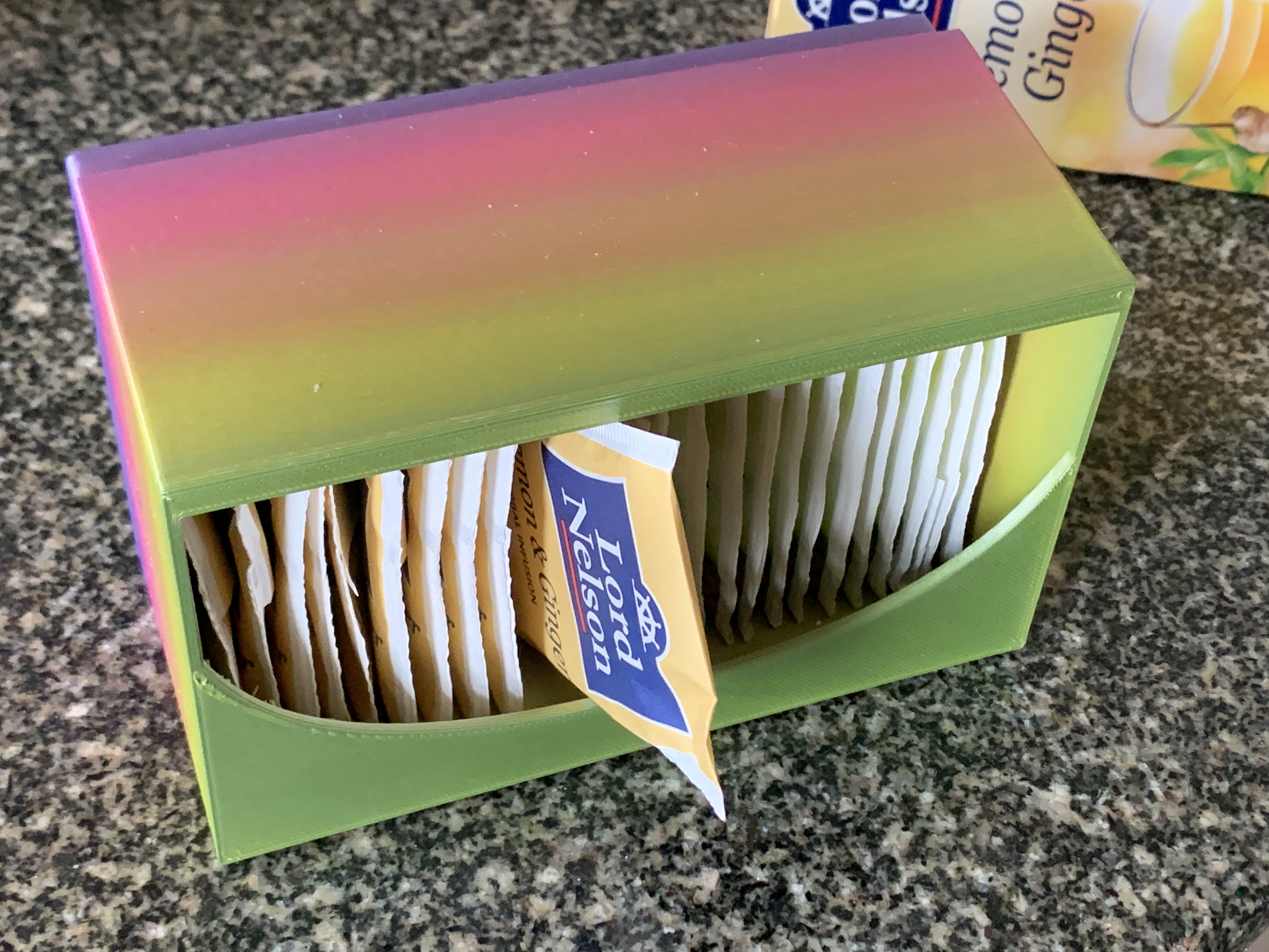 Miniatura 6 do modelo 3D Thin Shelf Tea Caddy