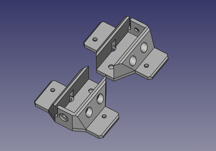 Ender 5 Plus Exoslide X Axis Brackets