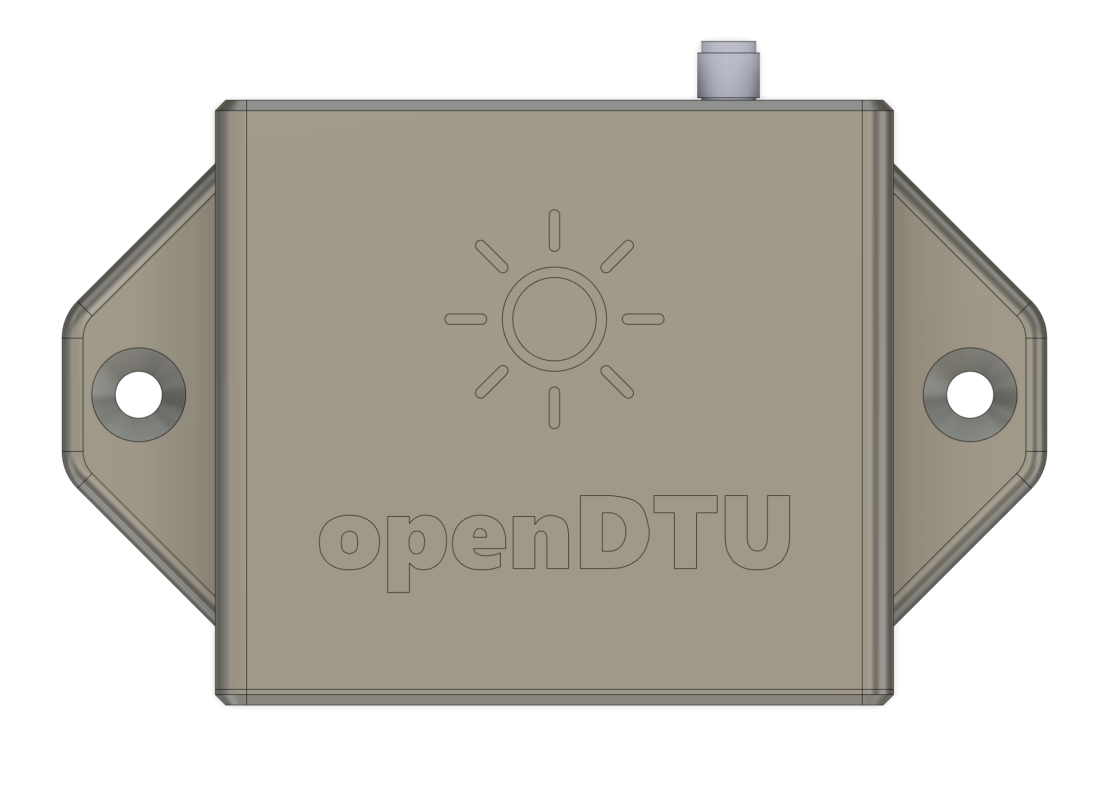 Case for opendtu ahoy breakout board esp32 and nrf24l01 by