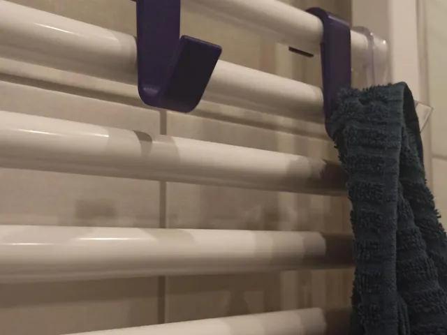 Hanger for bathroom heating