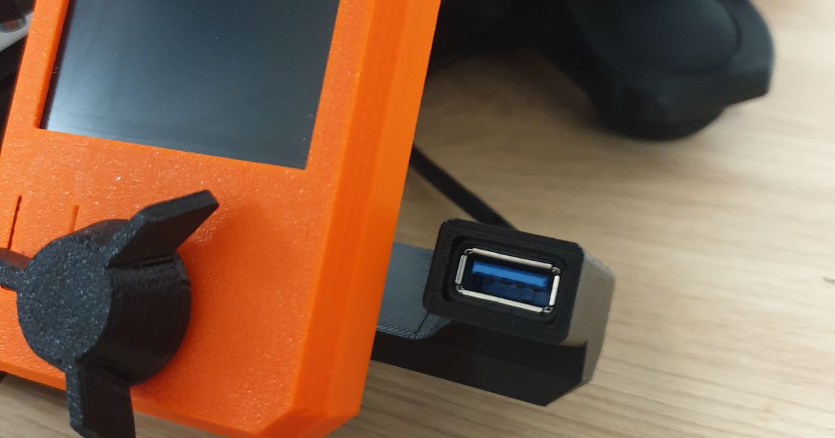 Prusa MINI/MINI+ Squash Ball Feet System + USB port holder by Michal
