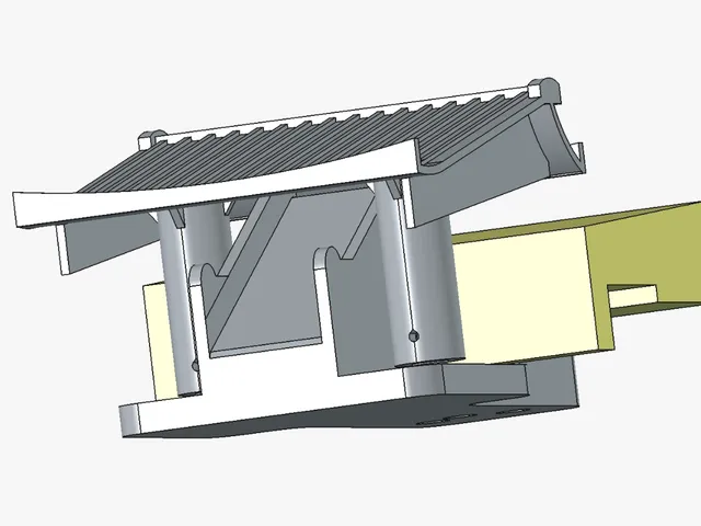 Router outdoor antenna cable SMA joint holder (freeCAD)