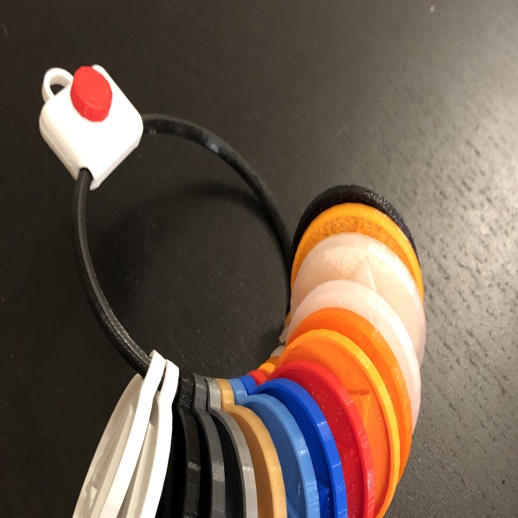 Key Ring Color Samples