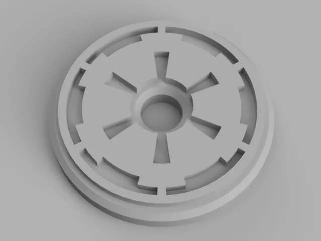 45 Record Adapter - Empire Emblem (Galactic Empire)
