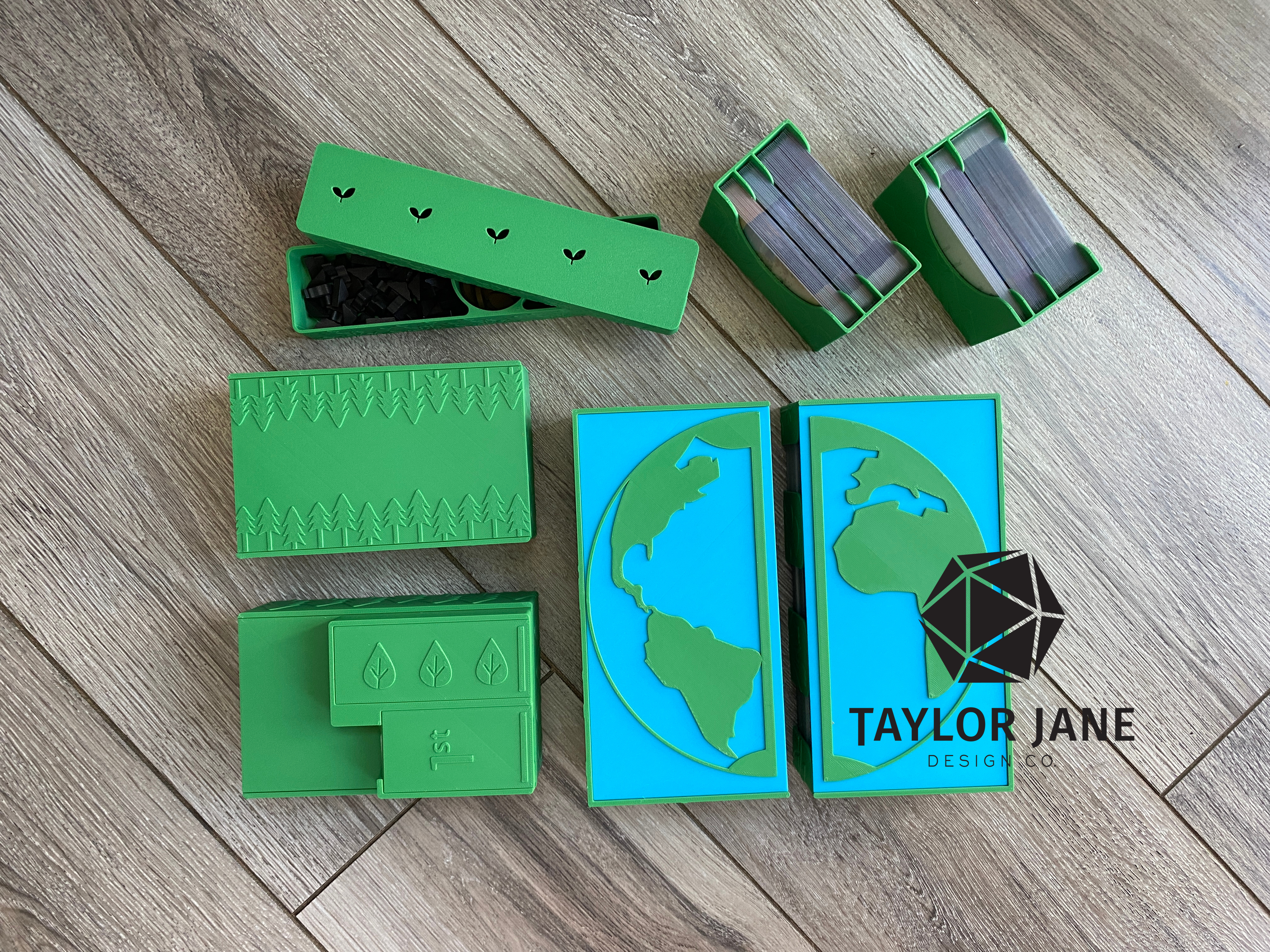 Earth + Abundance Board Game Organizer