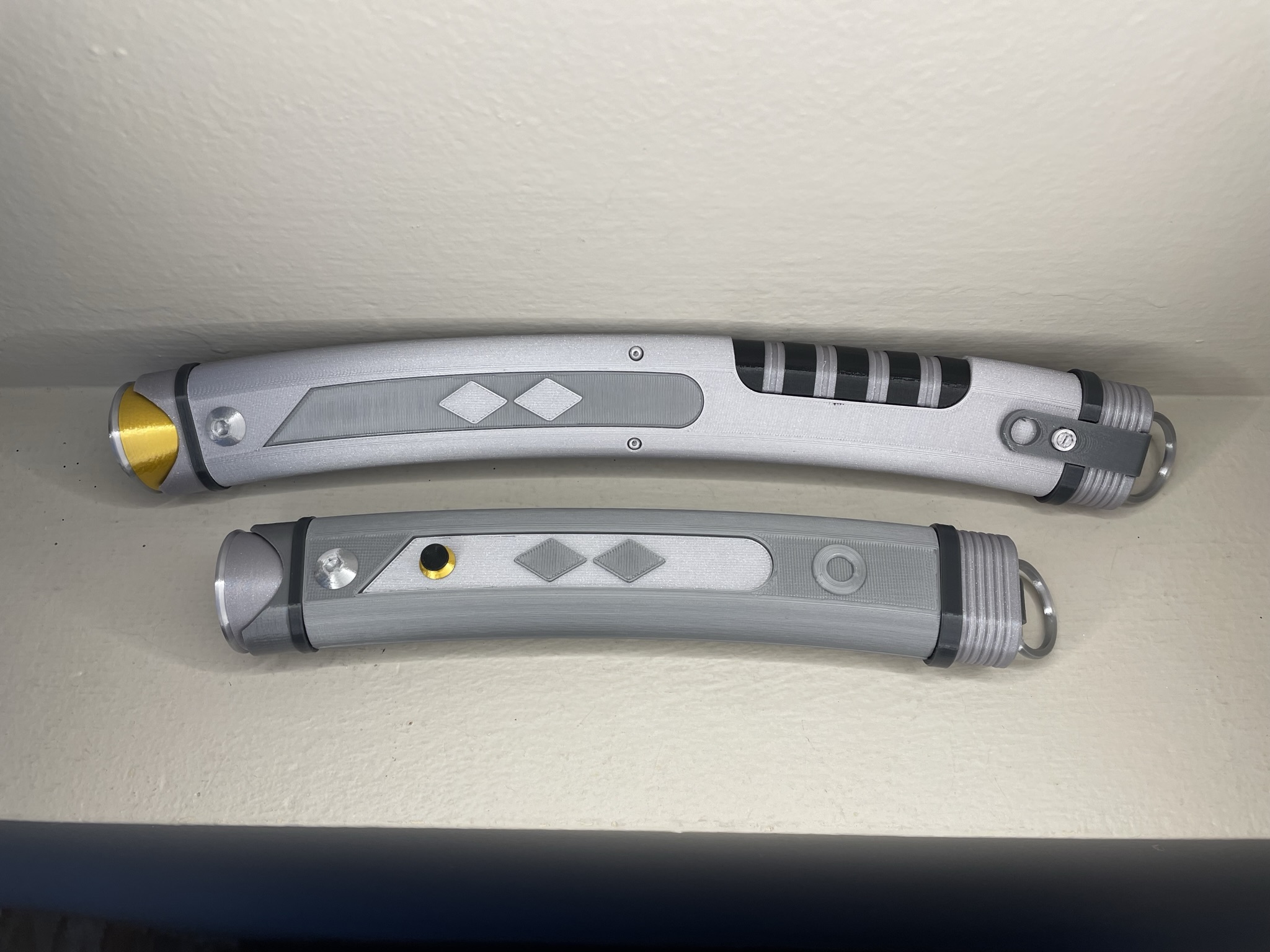 Ahsoka Tano's Lightsabers - Star Wars The Mandalorian 3D model thumbnail
