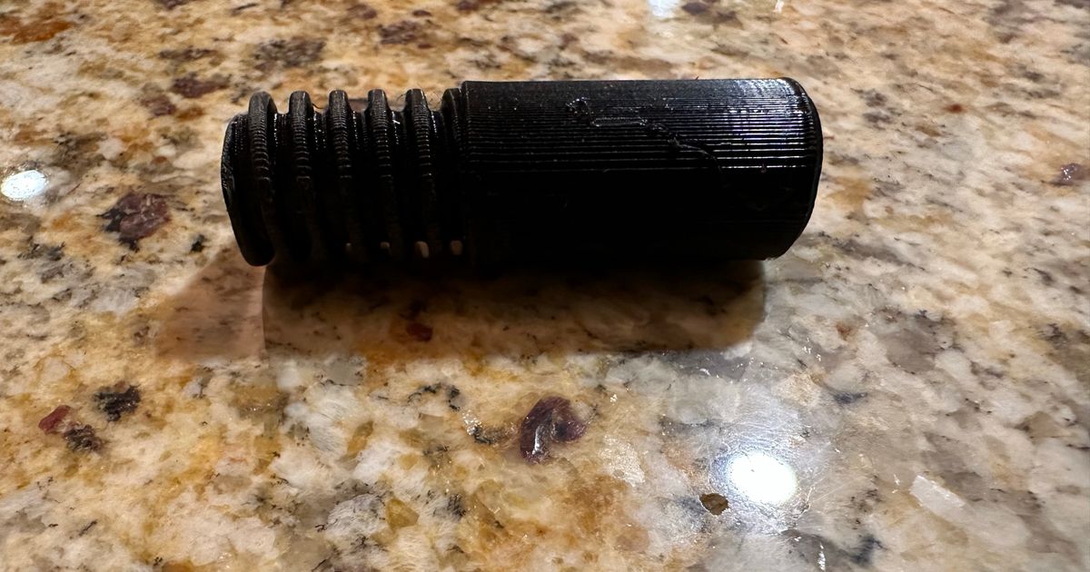 broom handle adapter by Download free STL model