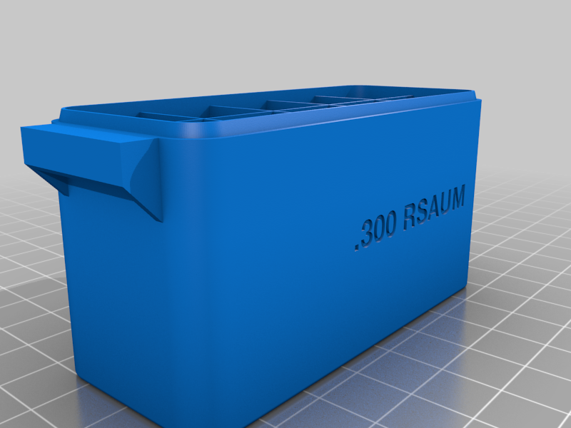 .300 RSAUM, Pocket Snap Latch Modular Ammo Box by brass_ring | Download ...