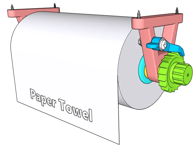 Paper Towel Dispenser - Ratcheted