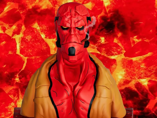 Hellboy Comic book bust.