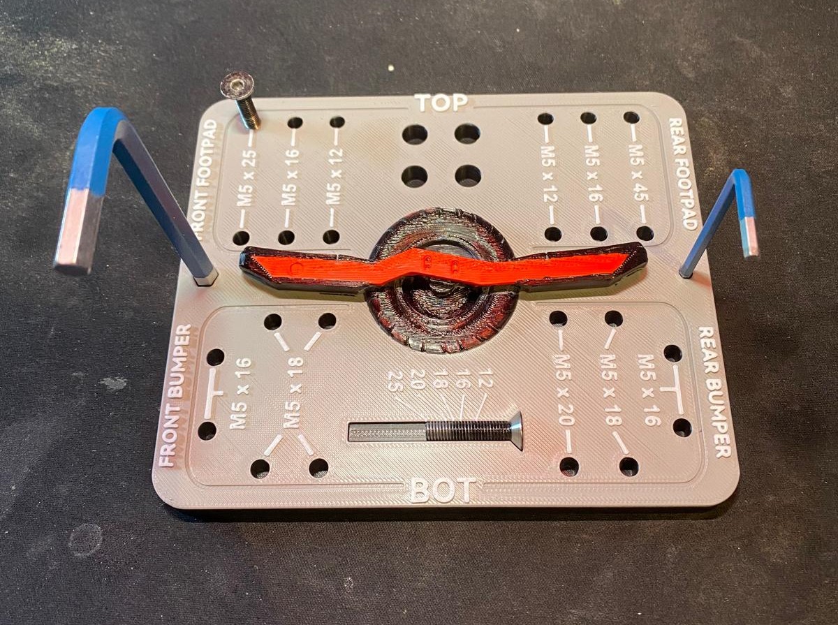 Bolt organiser - X7 specific