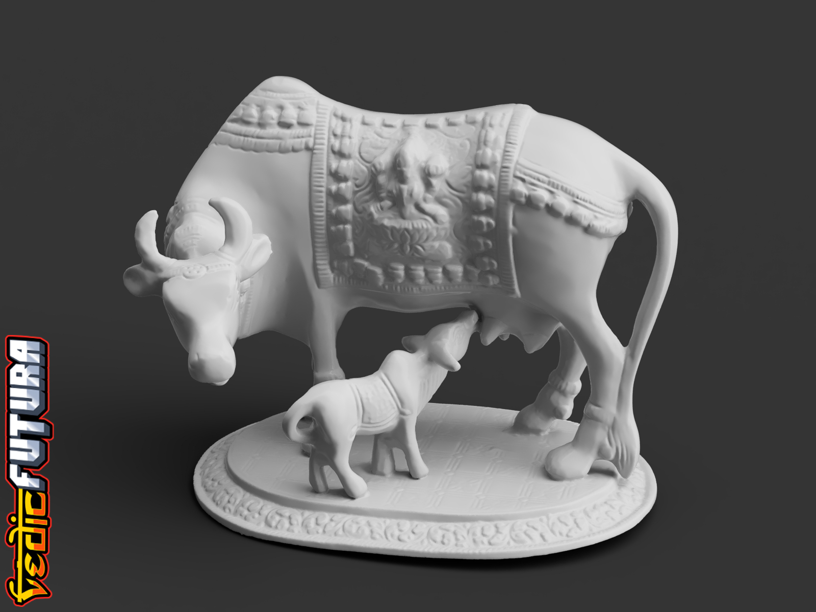 Sacred Cow with Calf