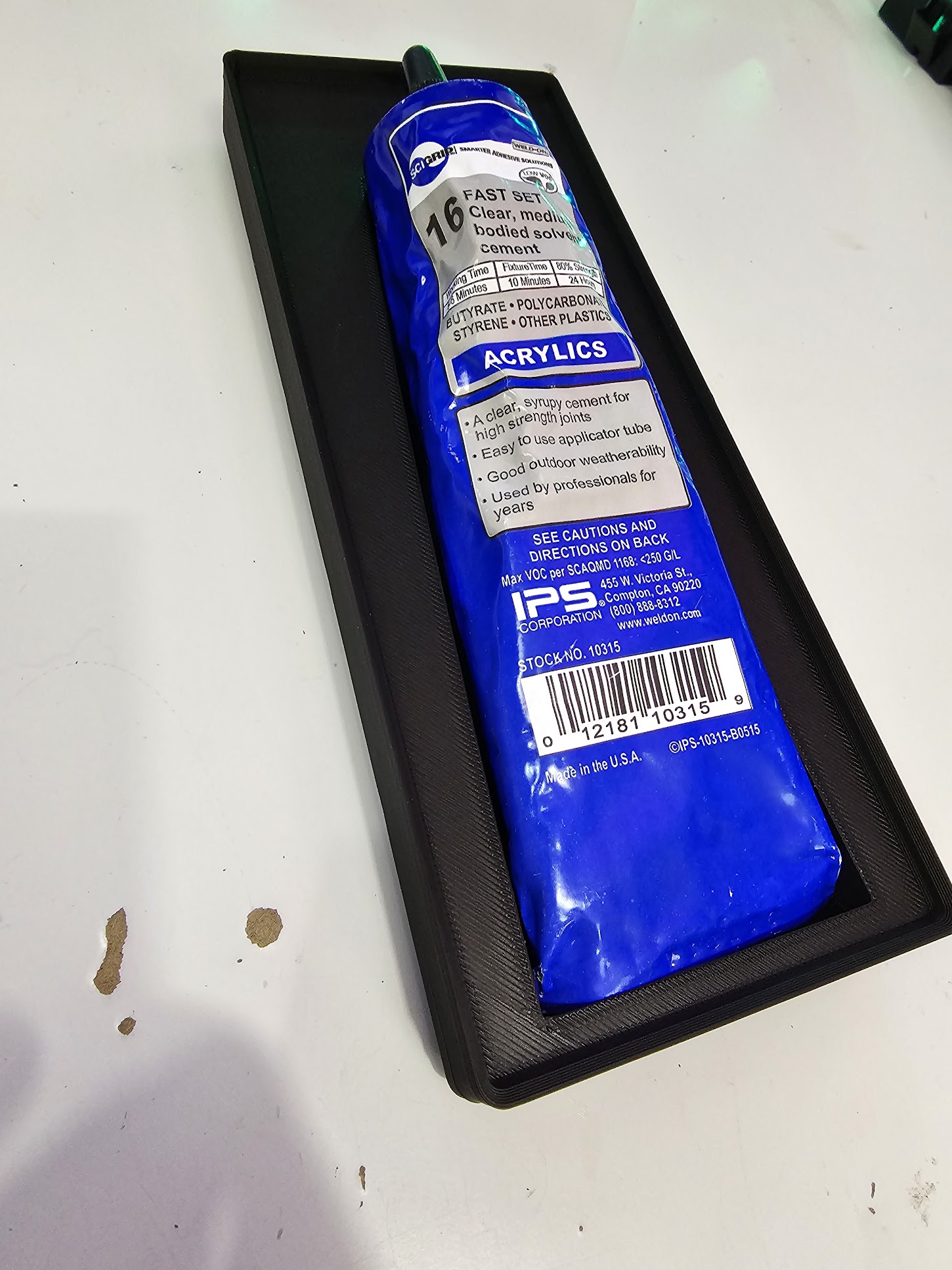 Gridfinity weld on 16 5oz glue holder by ihateu3 download free stl