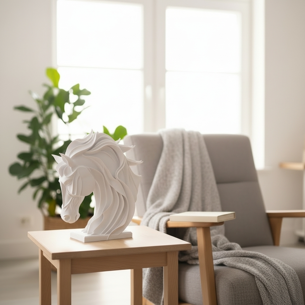 Beautiful Abstract Horse Sculpture — thumbnail 3