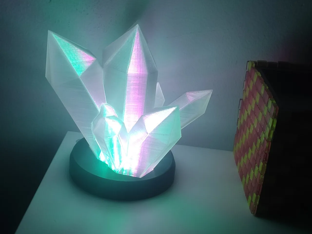 Crystal Lamp with WLED by Timon | Download free STL model | Printables.com