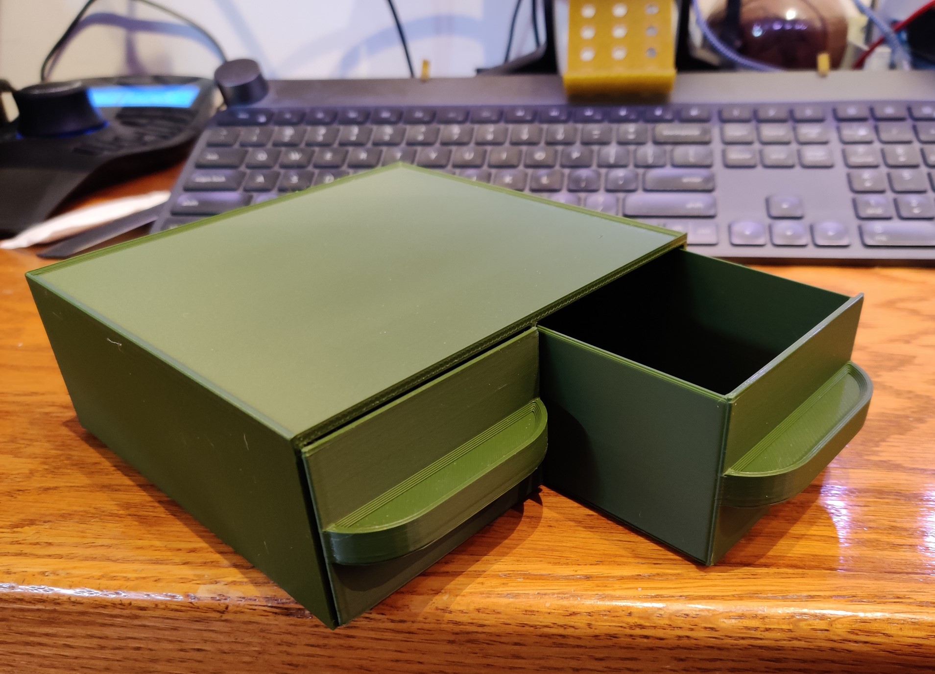Miniatura 2 do modelo 3D Storage Box 2 Drawer stackable