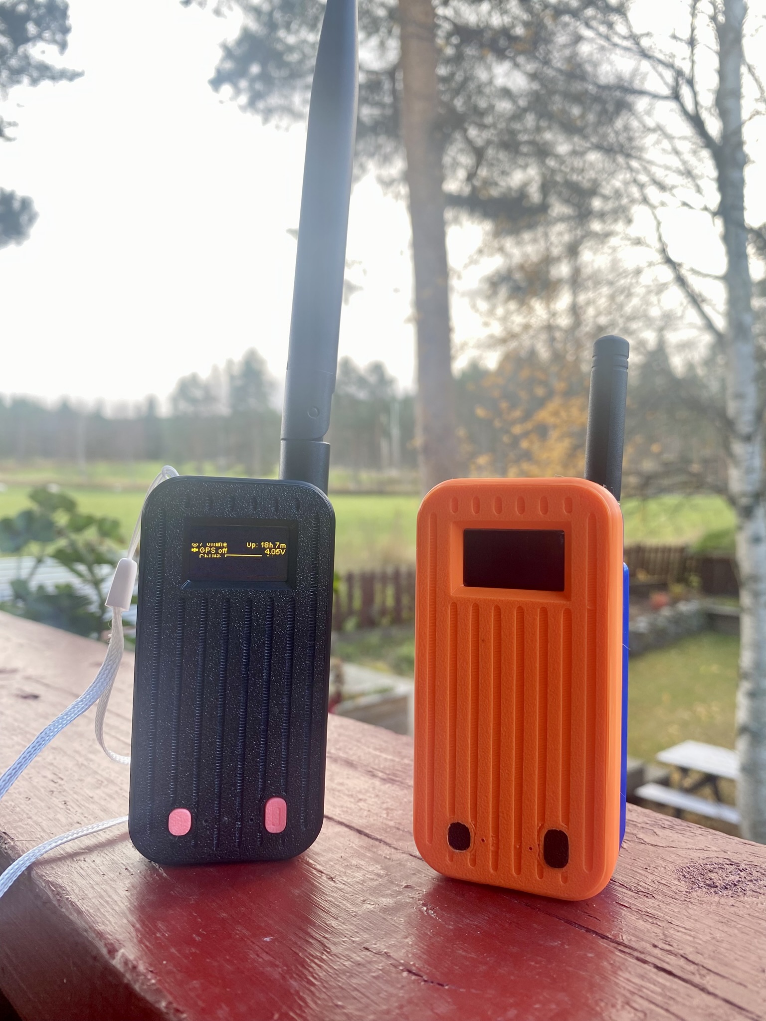 Faketec V4 case Meshtastic MeshPhone with GPS and Oled