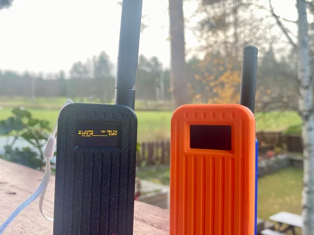 Faketec V4 case Meshtastic MeshPhone with GPS and Oled
