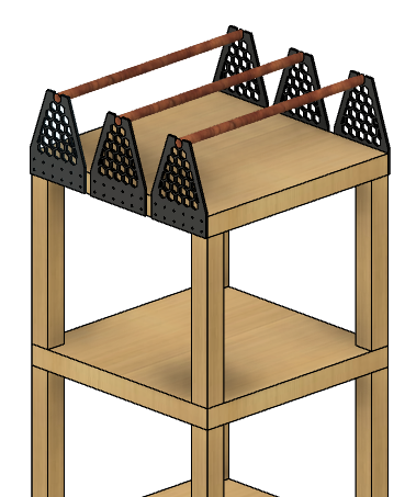 Ikea Lack Filament Holder