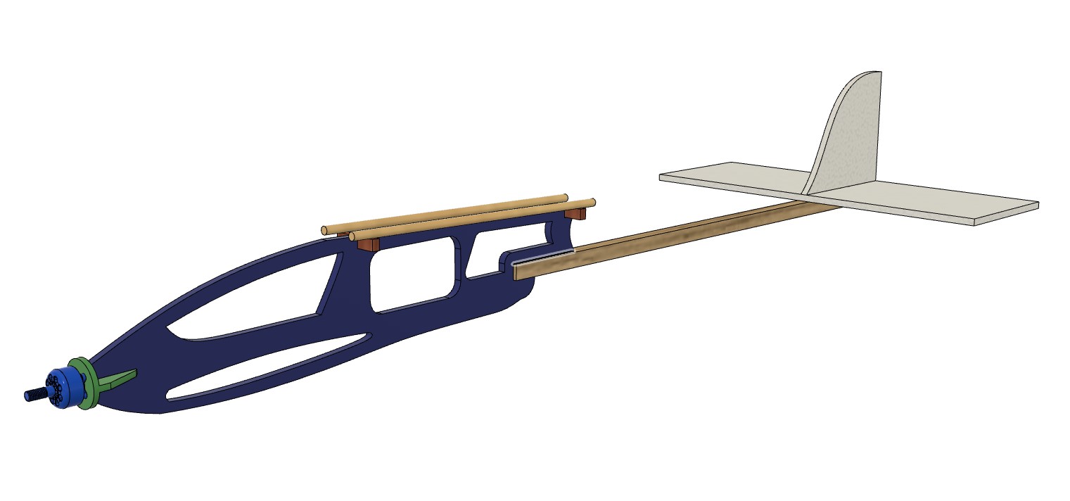 3D printable Motorglider with customizable wings by jodok.fehlmann ...