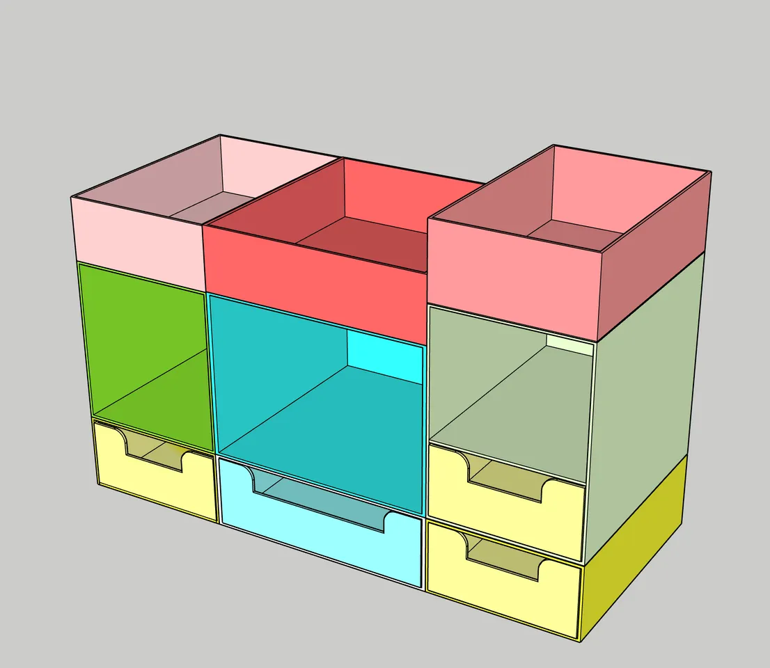 ORGANIZER PORTA TRUCCHI by Giovanni1954, Download free STL model