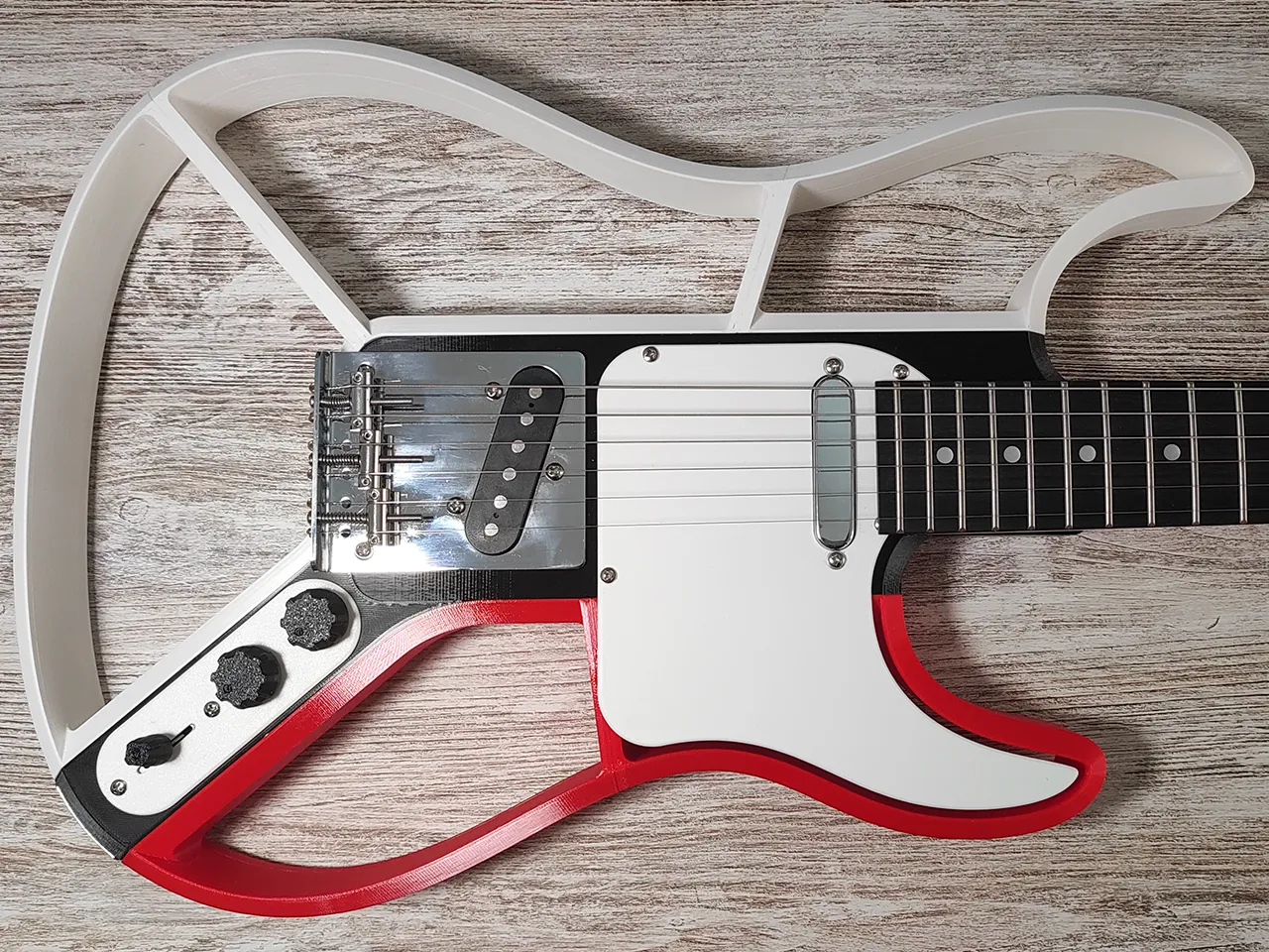 Modulcaster - Stratocaster - a modular 3D-printed guitar with swappable  styles by Katarn, Download free STL model