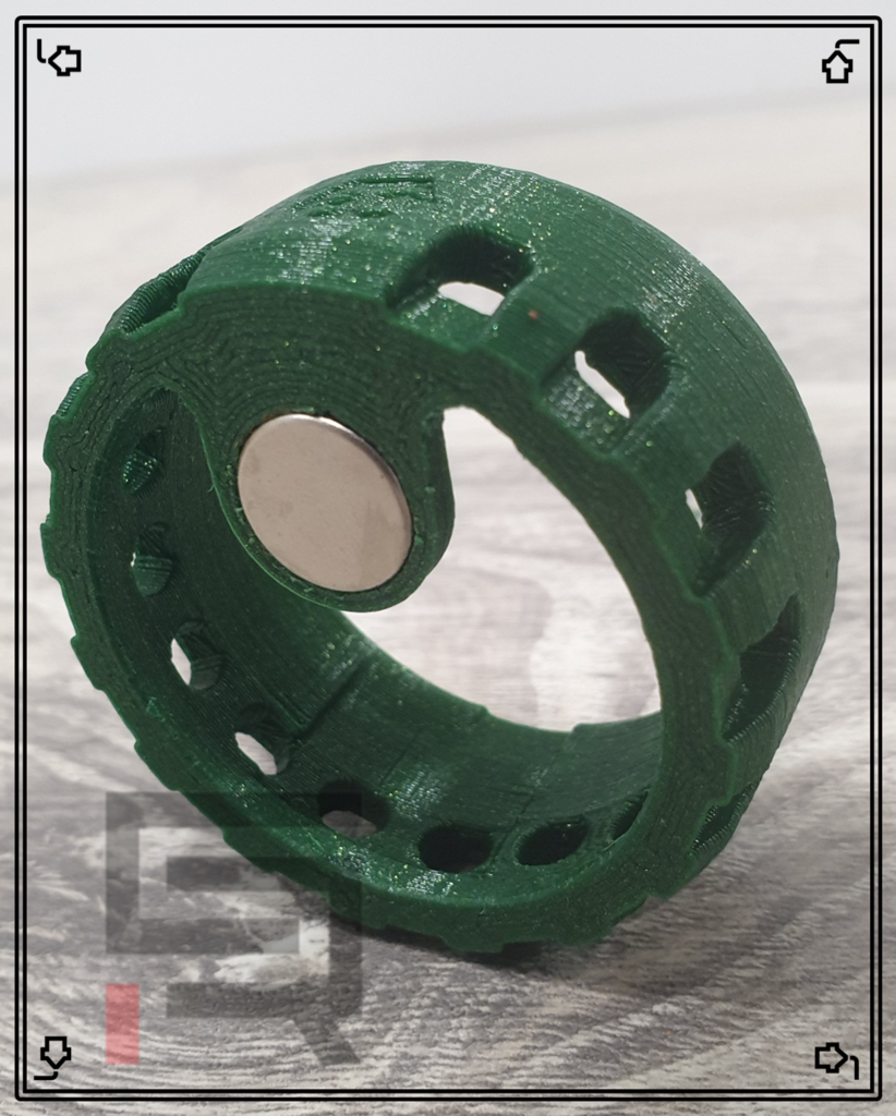 Round Humidity Sensor Magnetic Mount by CRFdoLis | Download free STL ...