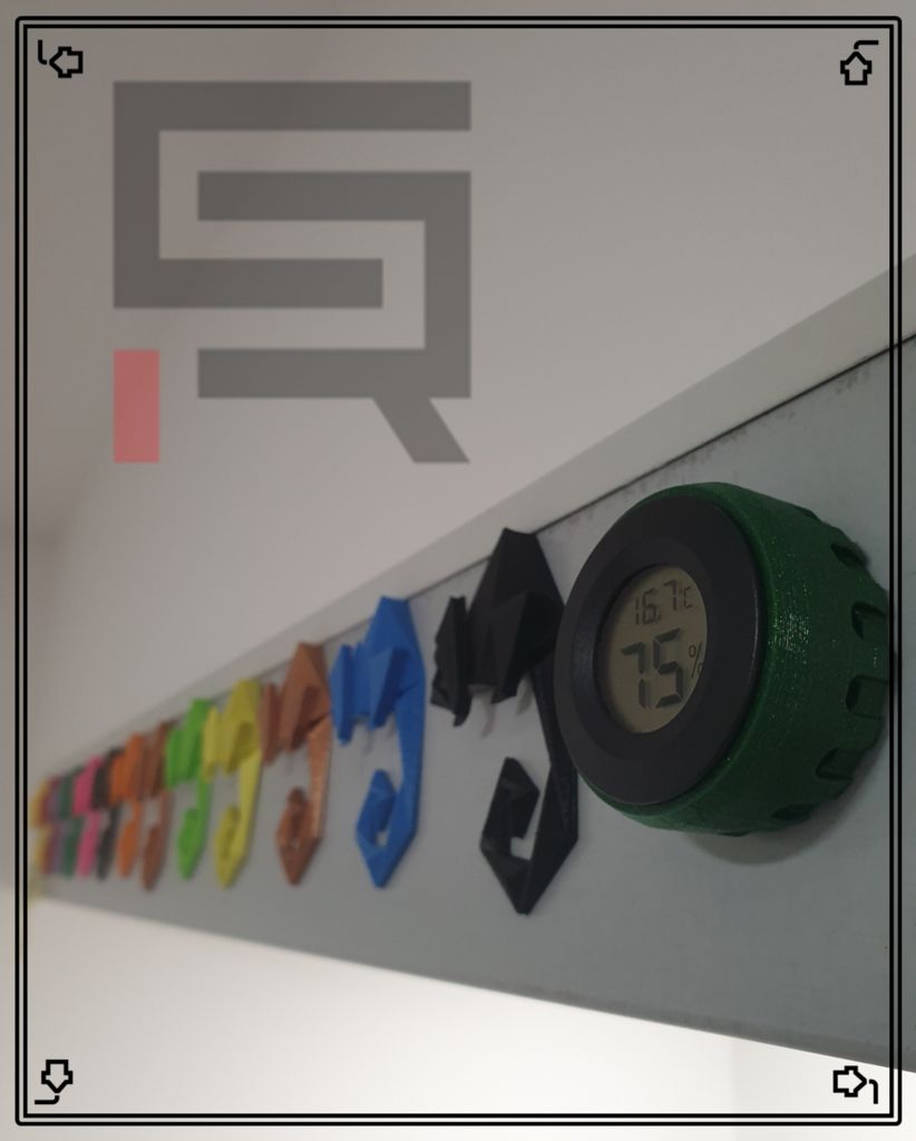 Round Humidity Sensor Magnetic Mount by CRFdoLis | Download free STL ...