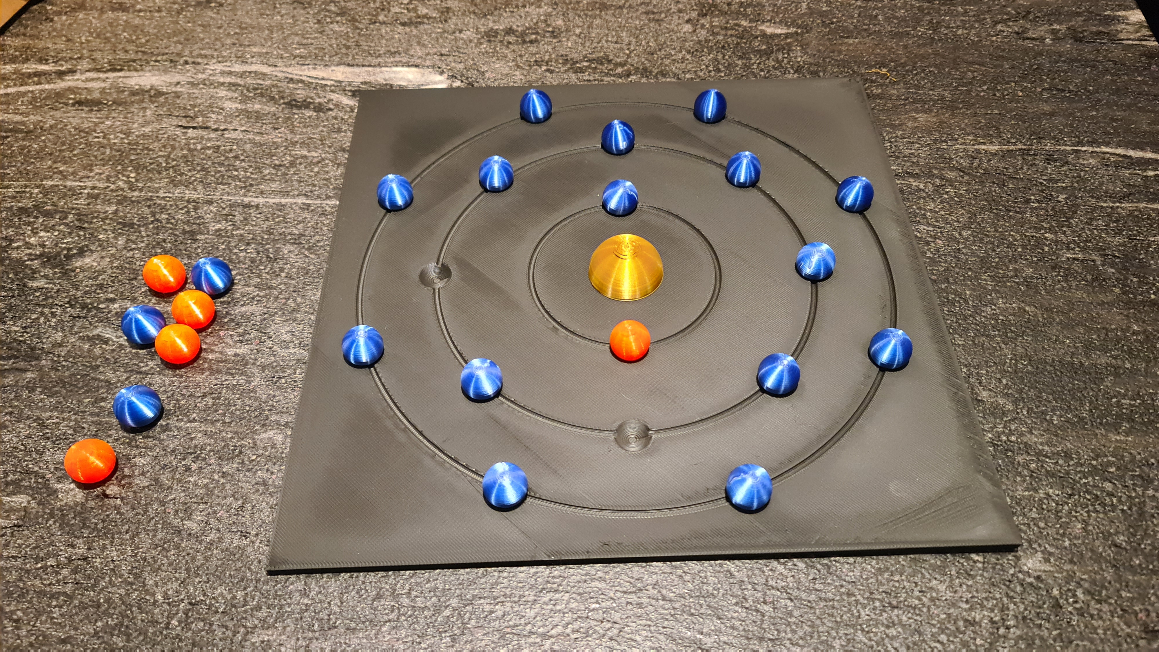 Miniatura 2 do modelo 3D Simple Atom Modell (Rutherford)