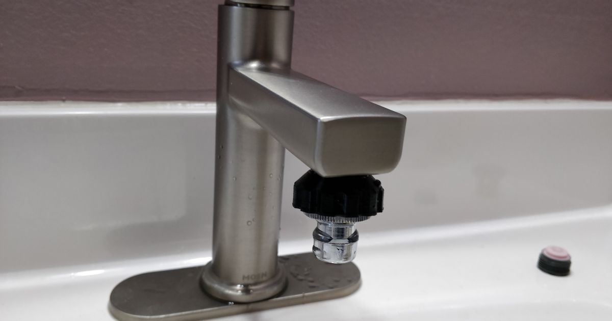 Sink to Hose Adapter (moen bathroom sink) by Jeffeb3 Download free