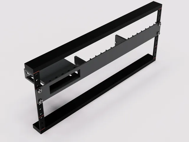 Rack mount network switch bracket