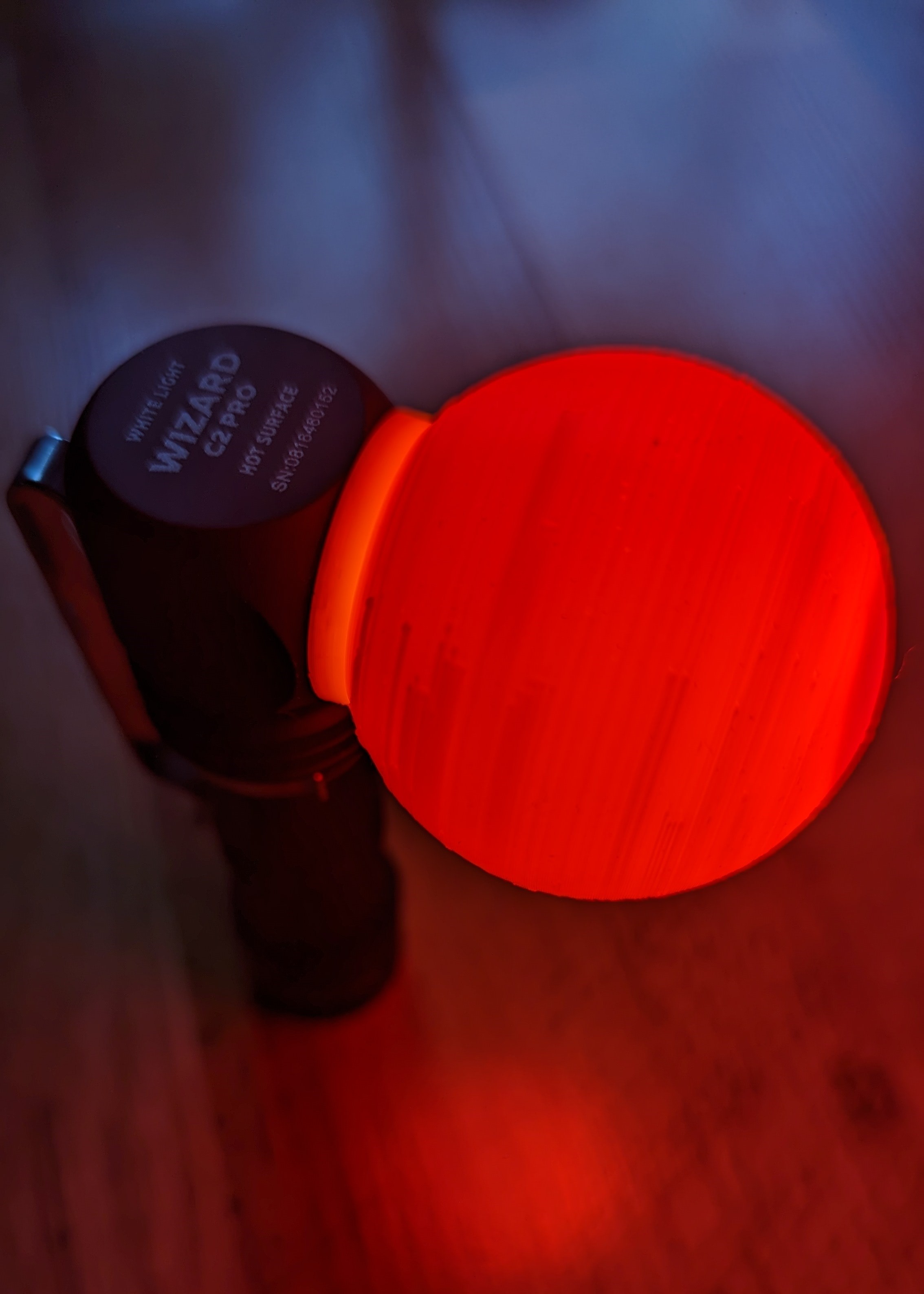 Flashlight Diffuser for Armytek Wizard C2 Pro Headlamp by Chrido