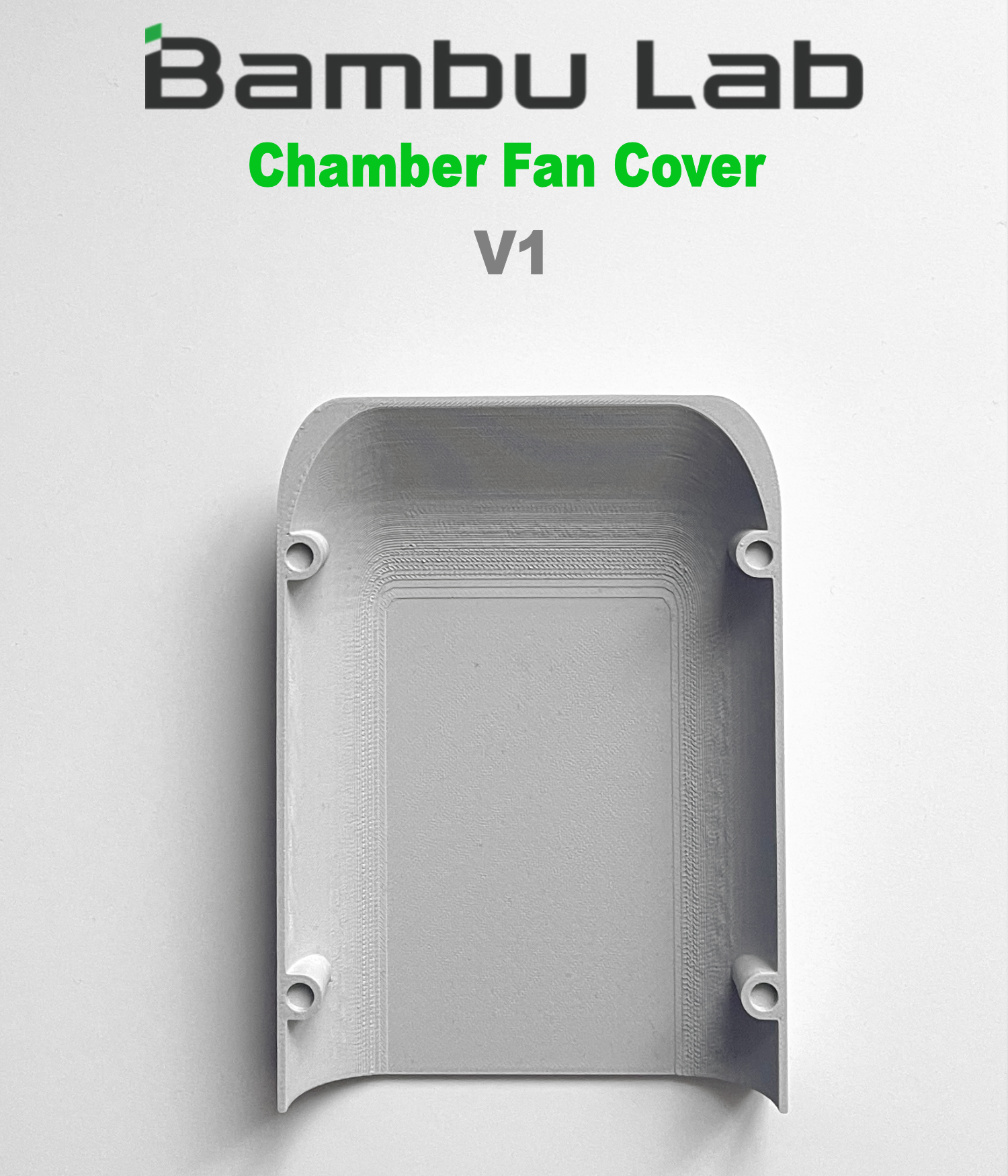 Bambu Lab Chamber Fan Cover Compatible with AMS HUB by Damian