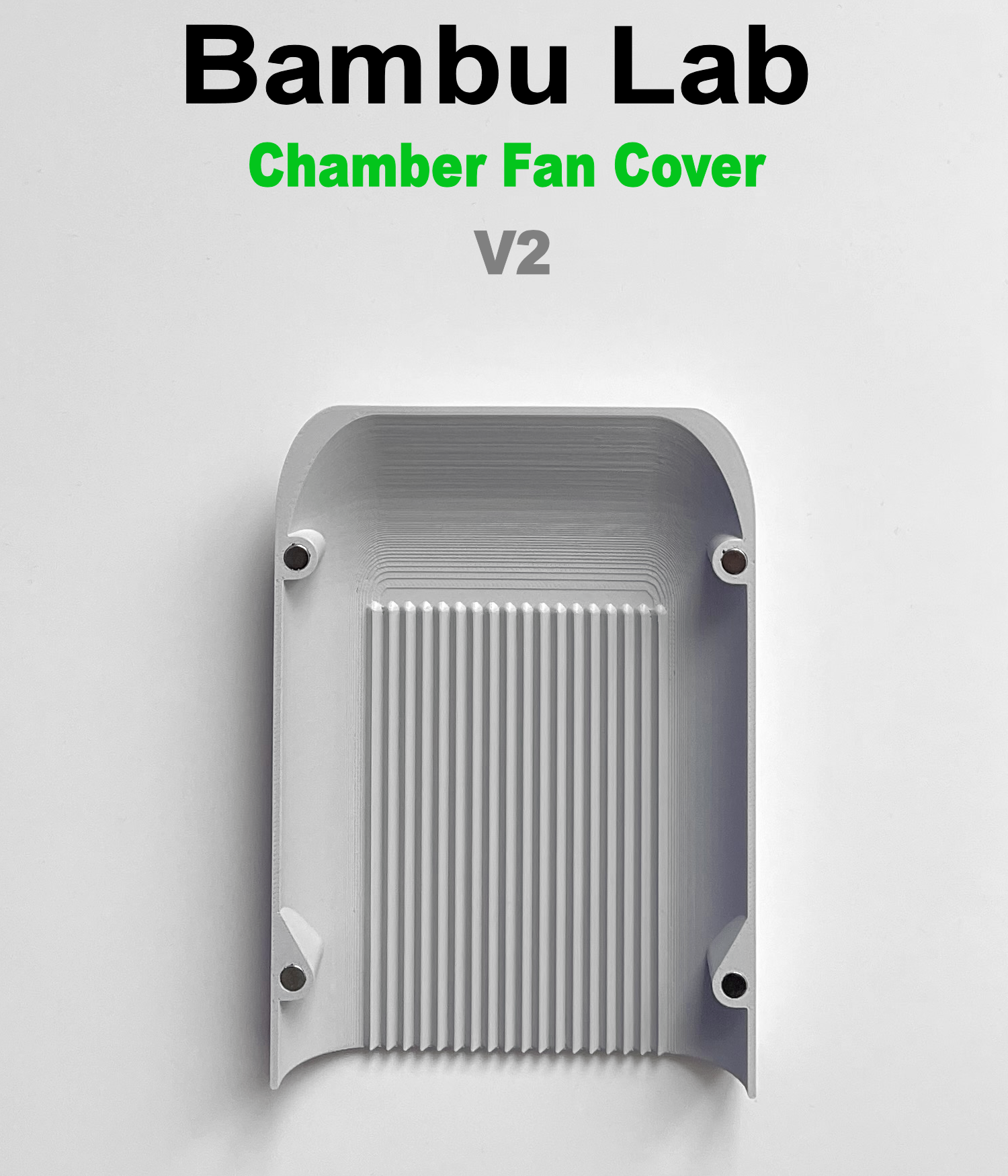 Bambu Lab Chamber Fan Cover Compatible with AMS HUB by STORM DESIGN